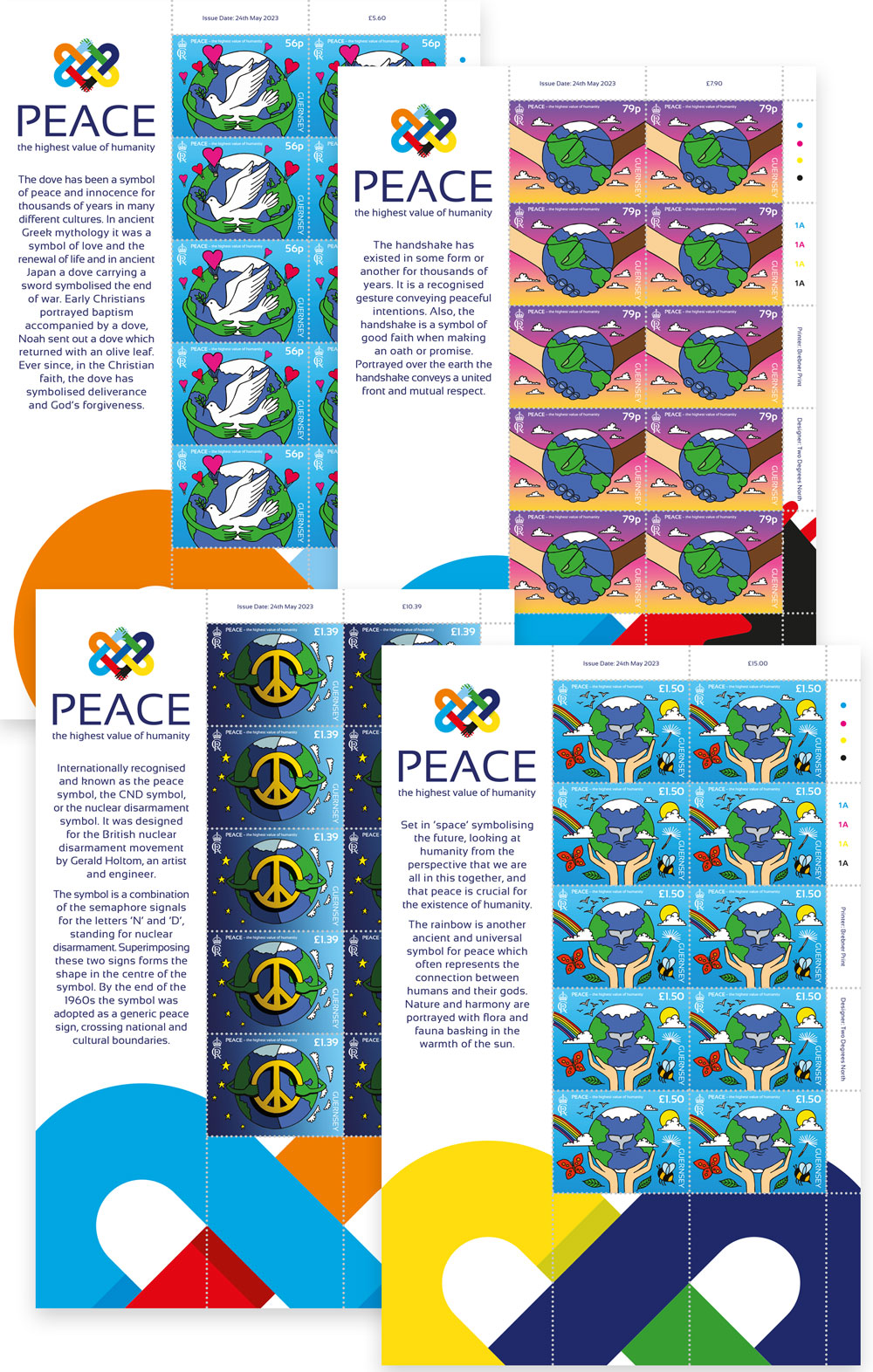 Sheets of 10 (Non-Europa)